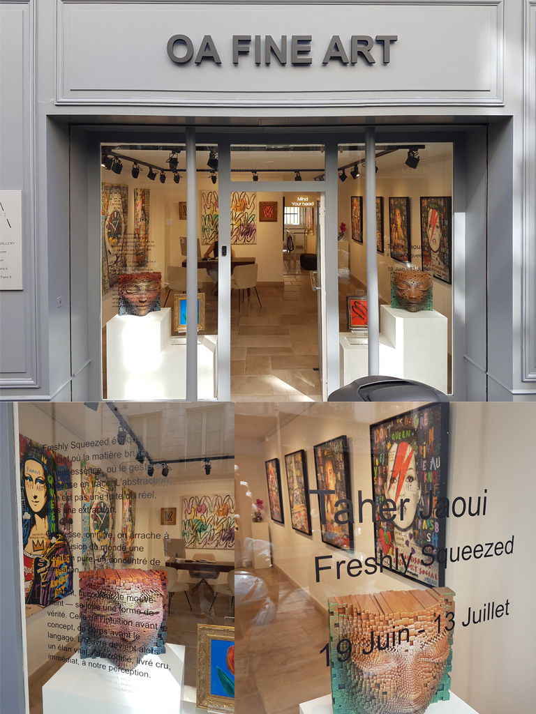 Poseur adhésif, signalétique et installation de décors