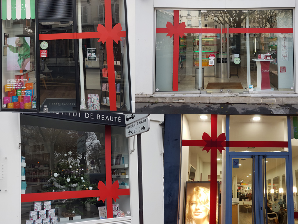 Poseur signalétique Paris, adhésif et installation de décors